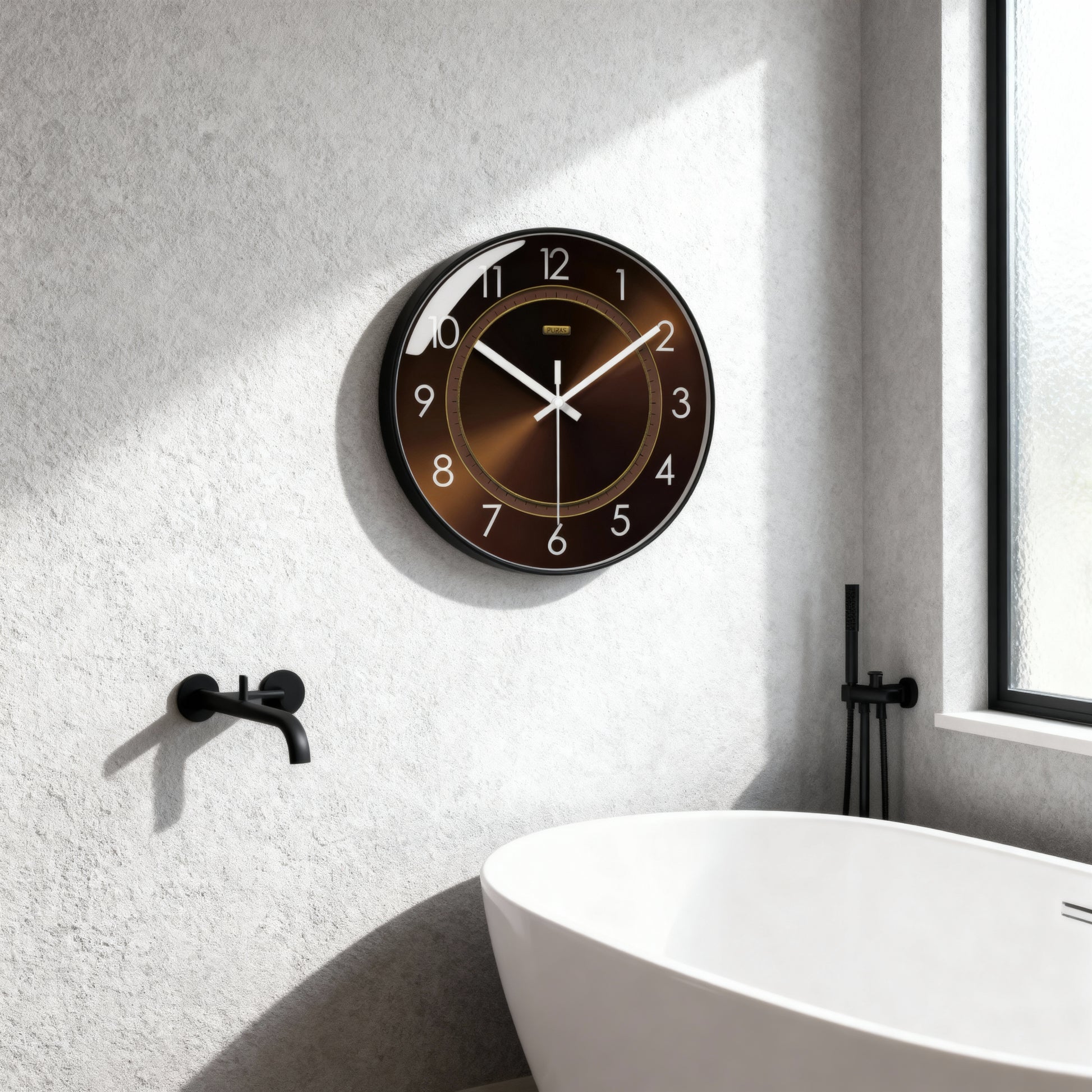 Horloge Murale Design en Verre