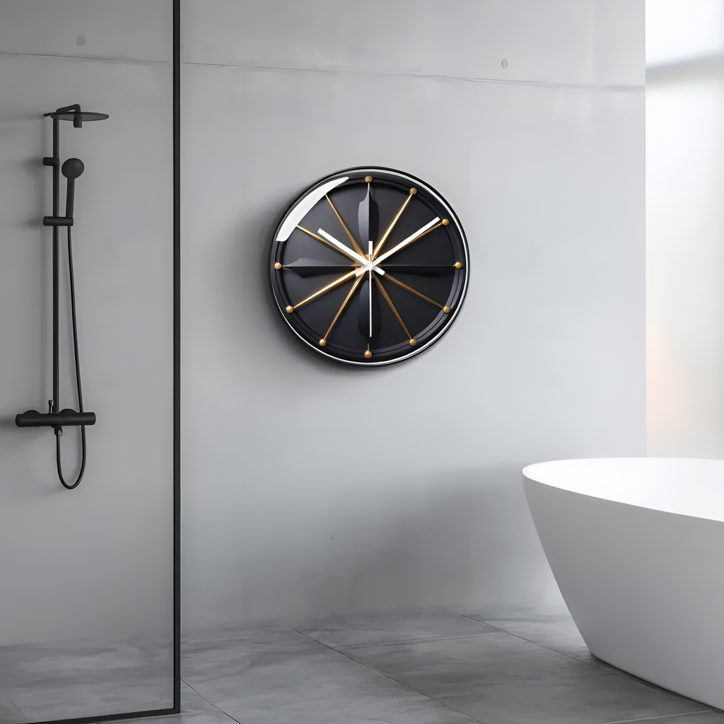 Horloge Murale Silencieuse au Design Verre