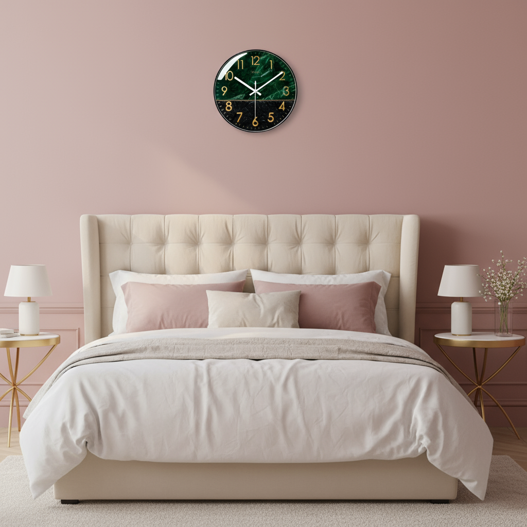 Horloge Murale Design Moderne Silencieuse Verre