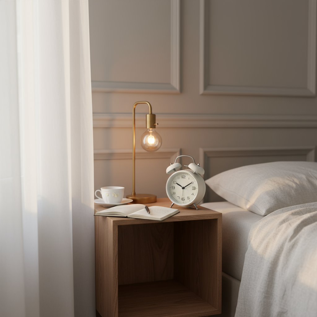 Réveil Rétro Métal Lumineux Double Cloche - Alarme Forte Silencieuse Premium
