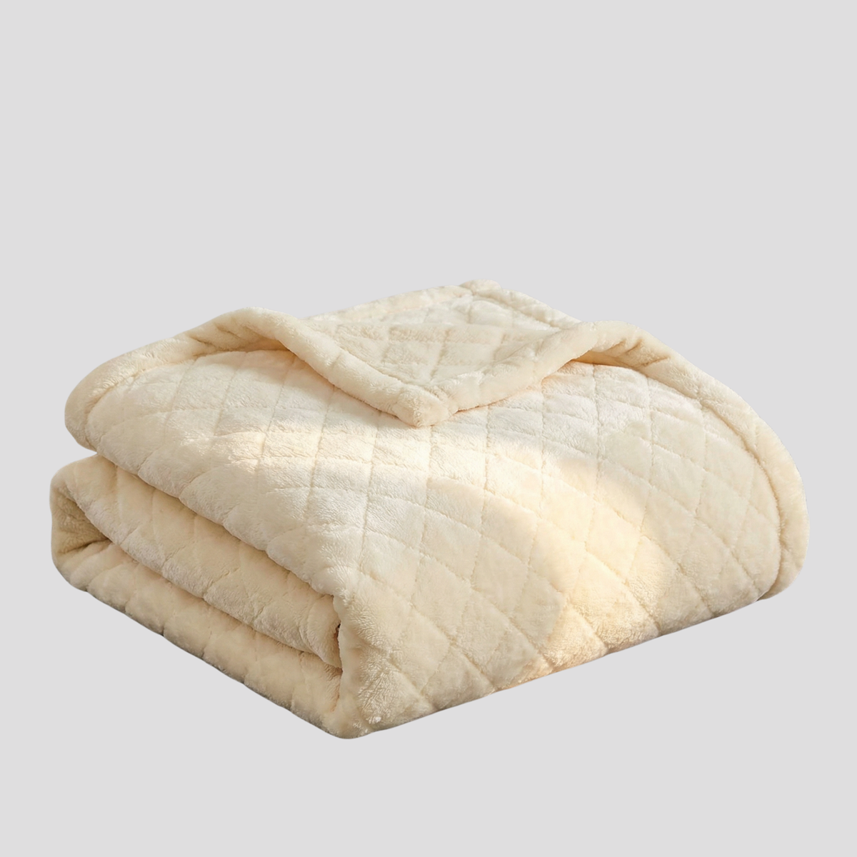 Literie : Couverture Douce en Velours pour Lit Ou Canapé dans Beige de Marche Lino