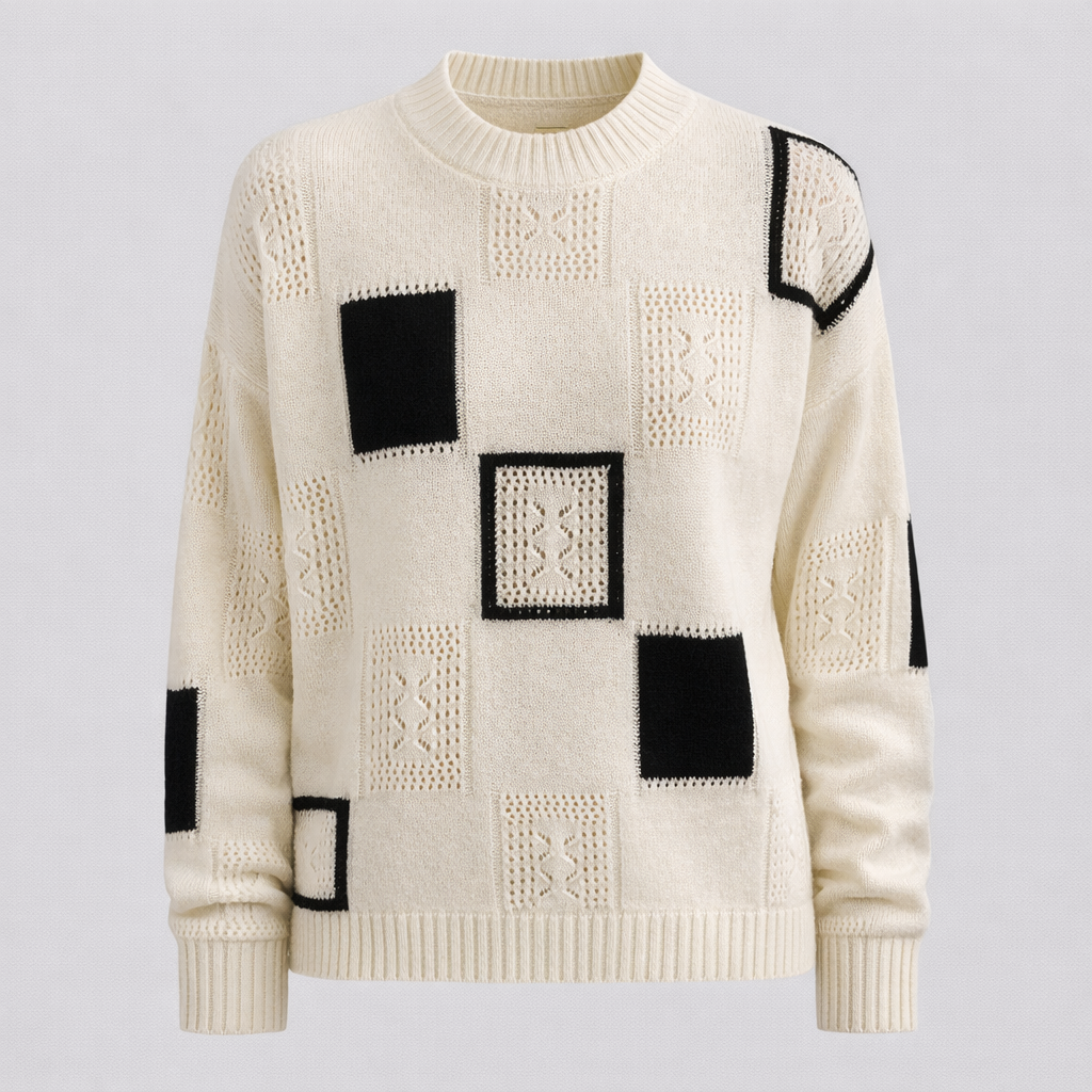 Pull Femme d'Automne Moderne Denim Automne Confort