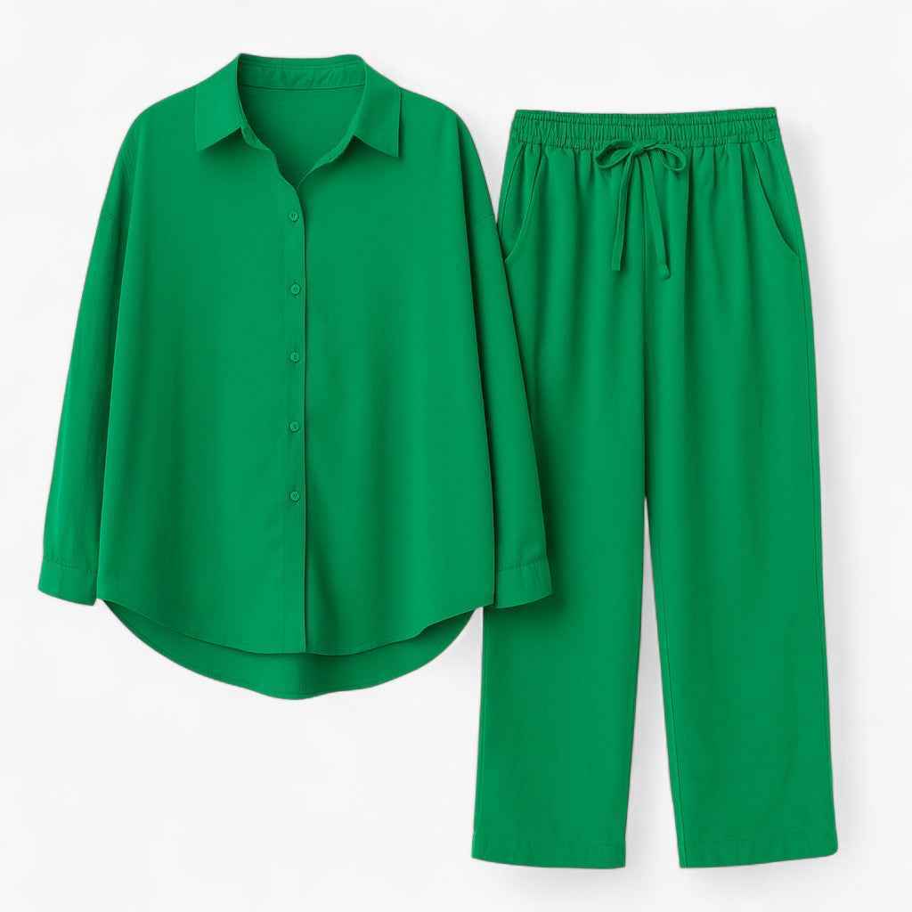 Costume d'été pour hommes en lin et coton léger respirant