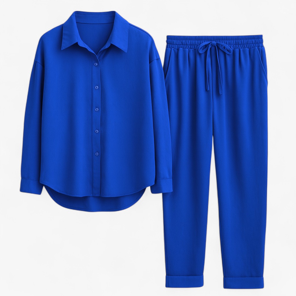 Costume d'été pour homme en lin et coton léger et respirant