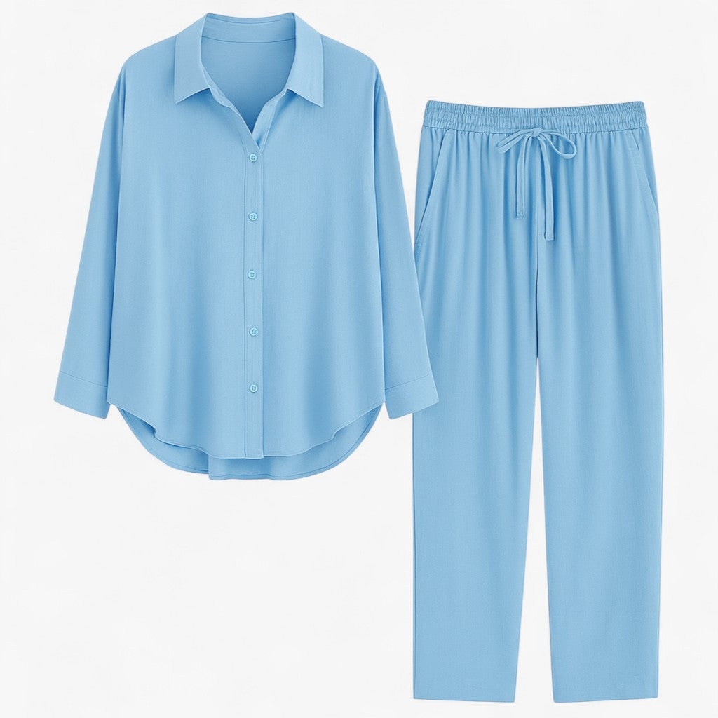 Costume d'été pour homme en lin et coton léger et respirant