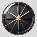 Horloge Murale Silencieuse au Design Verre