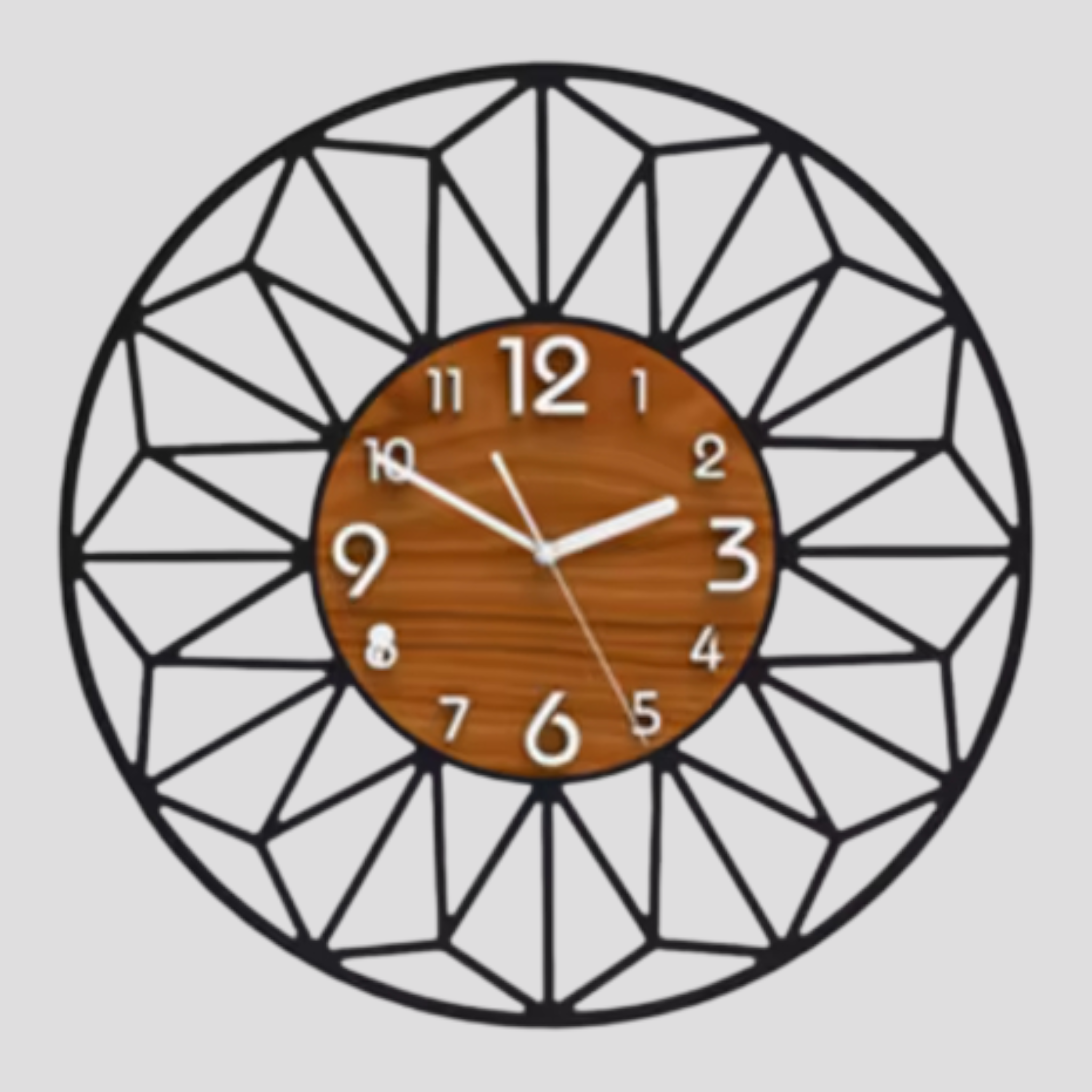 Horloges murales : Horloge Murale en Bois au Design Accessoires De Maison dans de Marche Lino