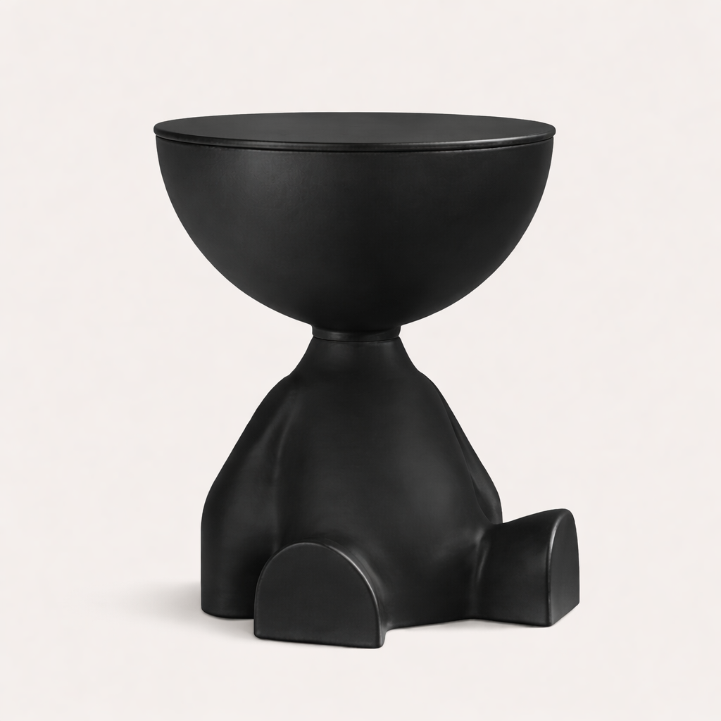 Table d’appoint noire multifonction Accessoires Déco