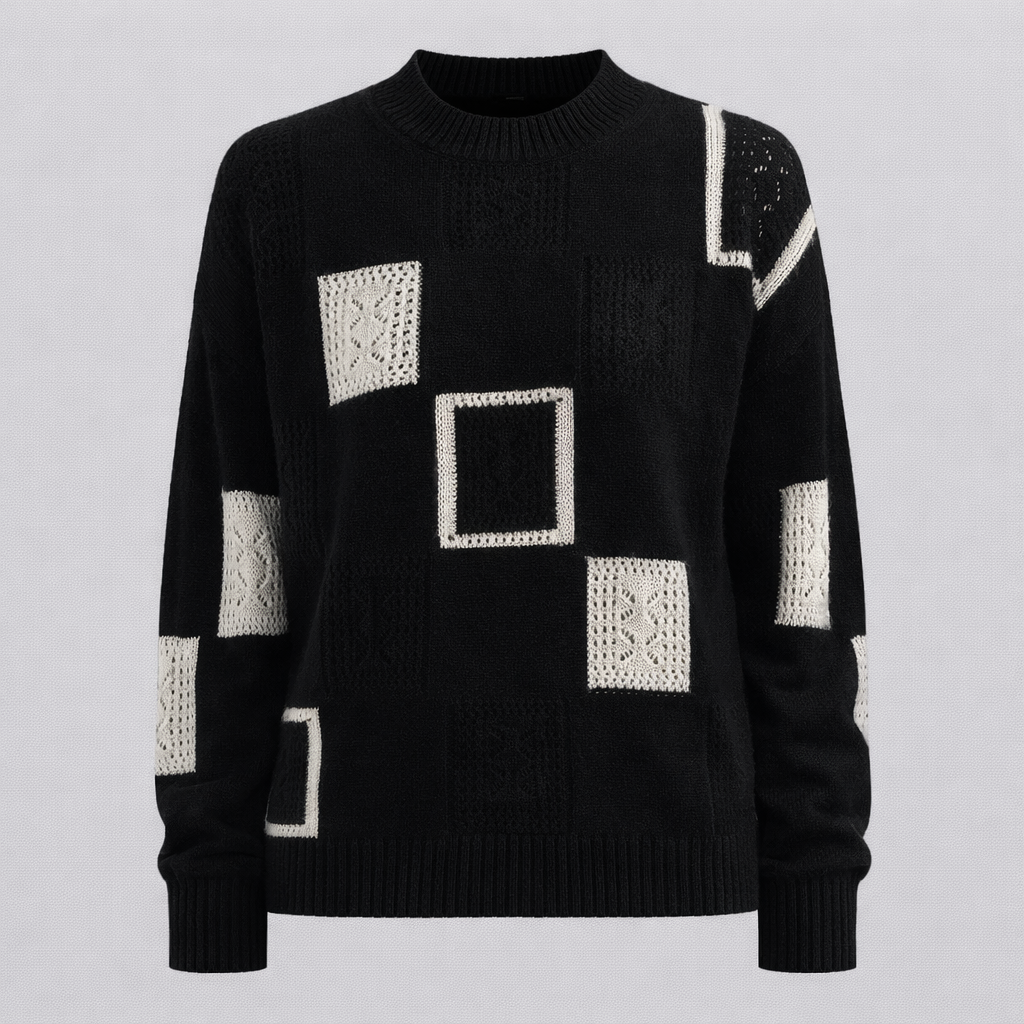 Pull Femme d'Automne Moderne Denim Automne Confort