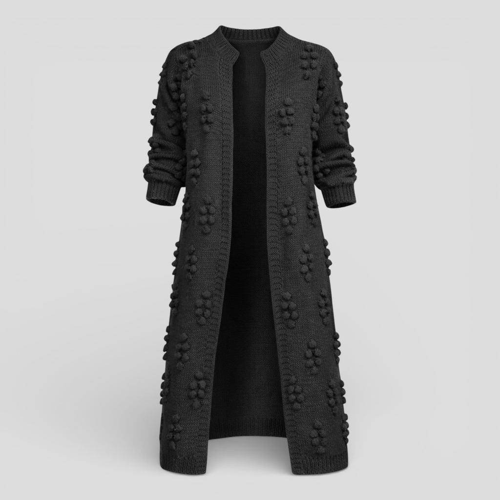 Cardigan Femme Long Ouvert avec Poches