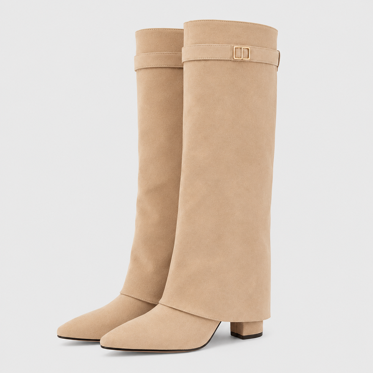 Bottes pour femmes : Bottes hautes élégantes en daim pour femme - Plusieurs couleurs et tailles dans de Marche Lino