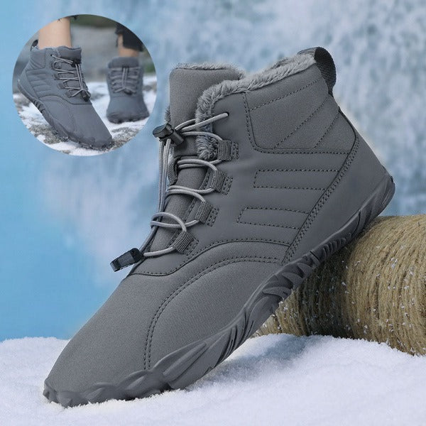 Bottes pour femmes : Bottes Hiver Femme Antidérapantes Noires dans de Marche Lino