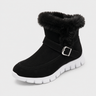 women's boots : Bottes d'hiver douillettes pour femme dans Noir de Marche Lino