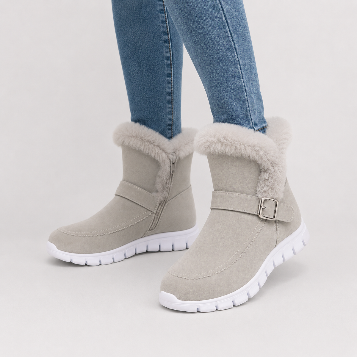 Boots : Bottes d'hiver douillettes pour femme dans de Marche Lino