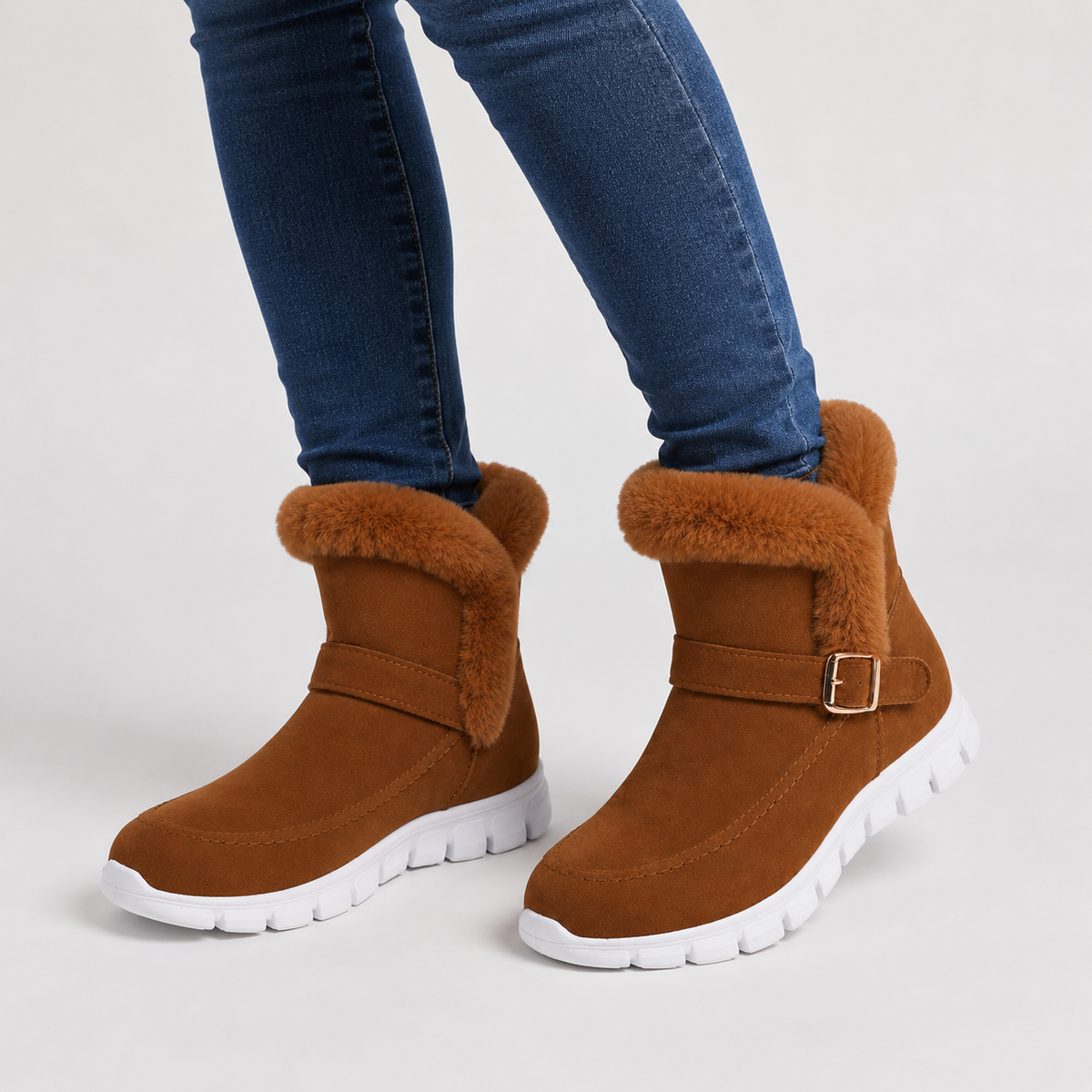 Boots : Bottes d'hiver douillettes pour femme dans de Marche Lino