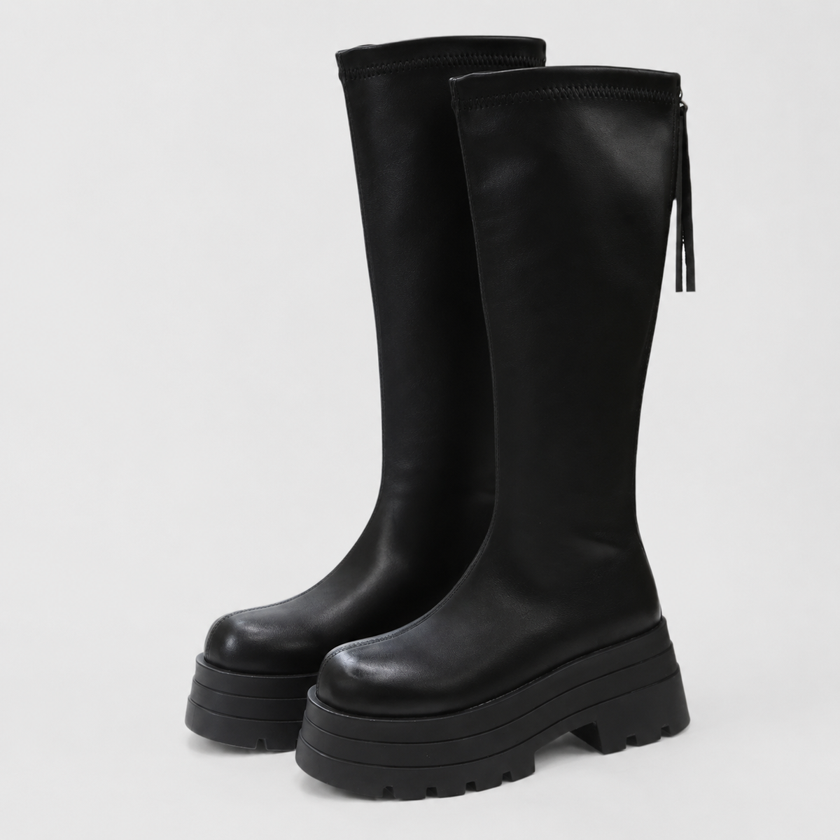 Over-the-Knee Boots : Bottes tendance pour femmes avec fermetures éclair dans de Marche Lino