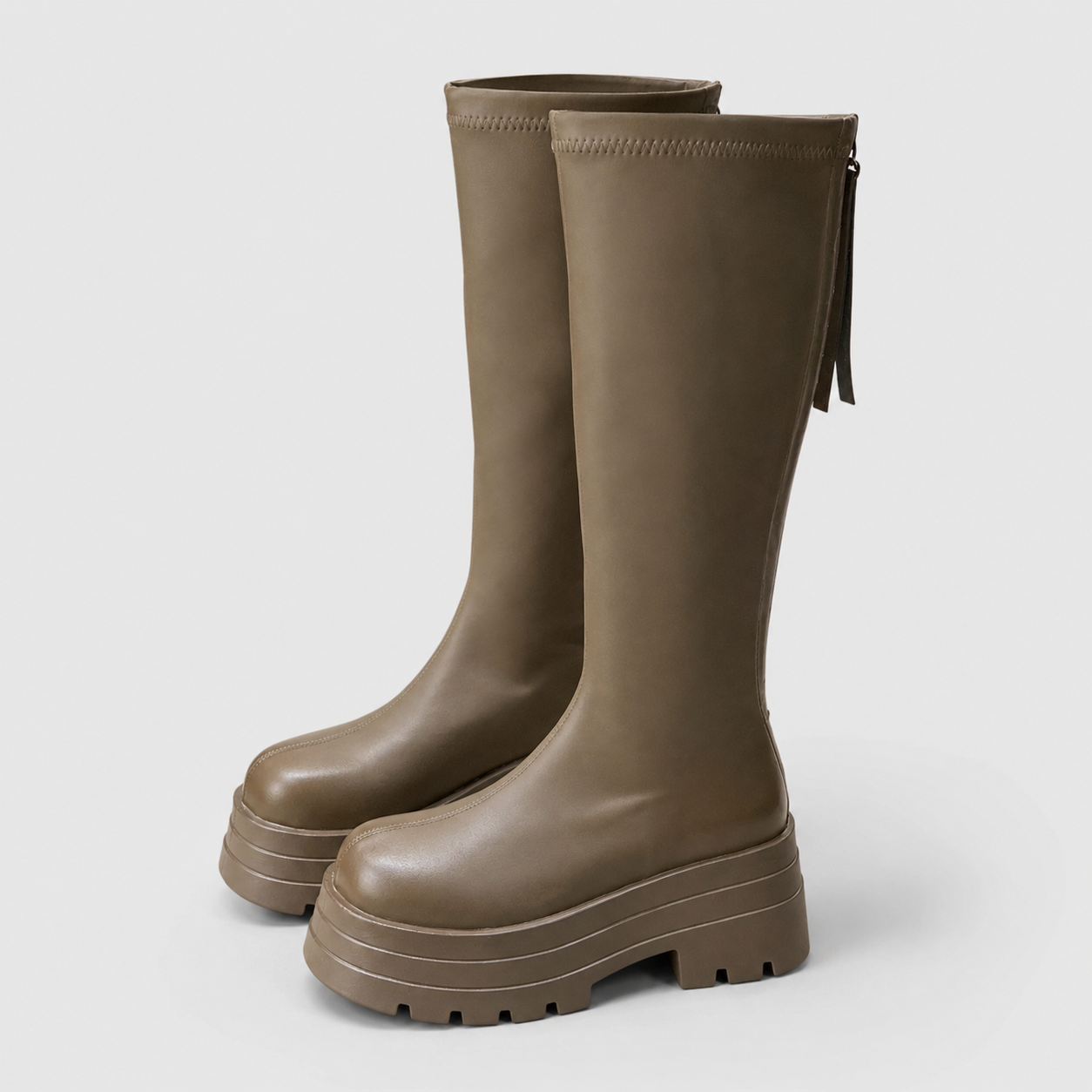 Over-the-Knee Boots : Bottes tendance pour femmes avec fermetures éclair dans de Marche Lino