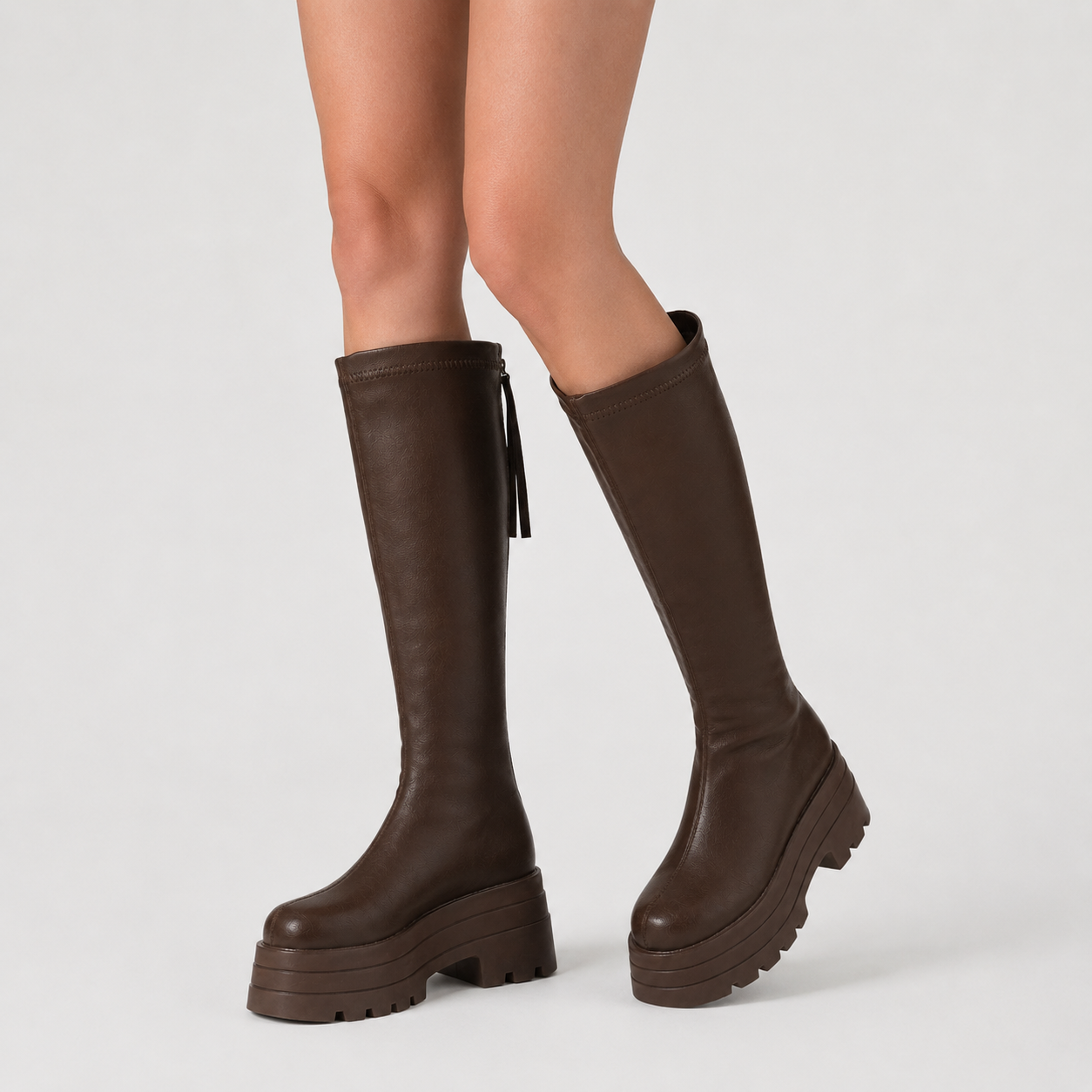 Over-the-Knee Boots : Bottes tendance pour femmes avec fermetures éclair dans de Marche Lino