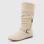 Bottines Femme Vintage à Talons Plats