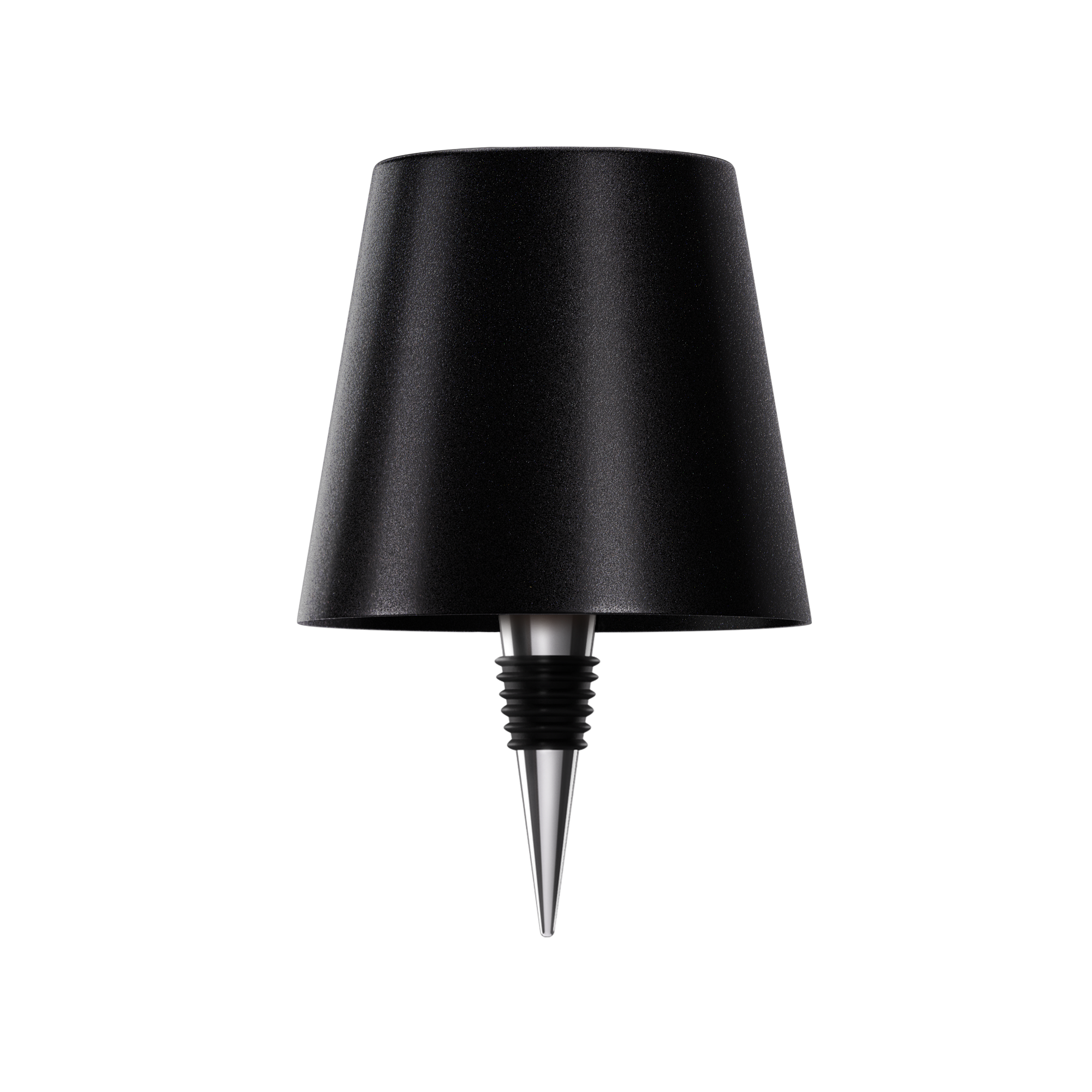 Portable Bottle Lamp : Lampe de bouteille portable sans fil dans Noir de Marche Lino