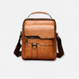 Sac à bandoulière en Cuir Véritable Noir pour Femme - Élégant & Compact