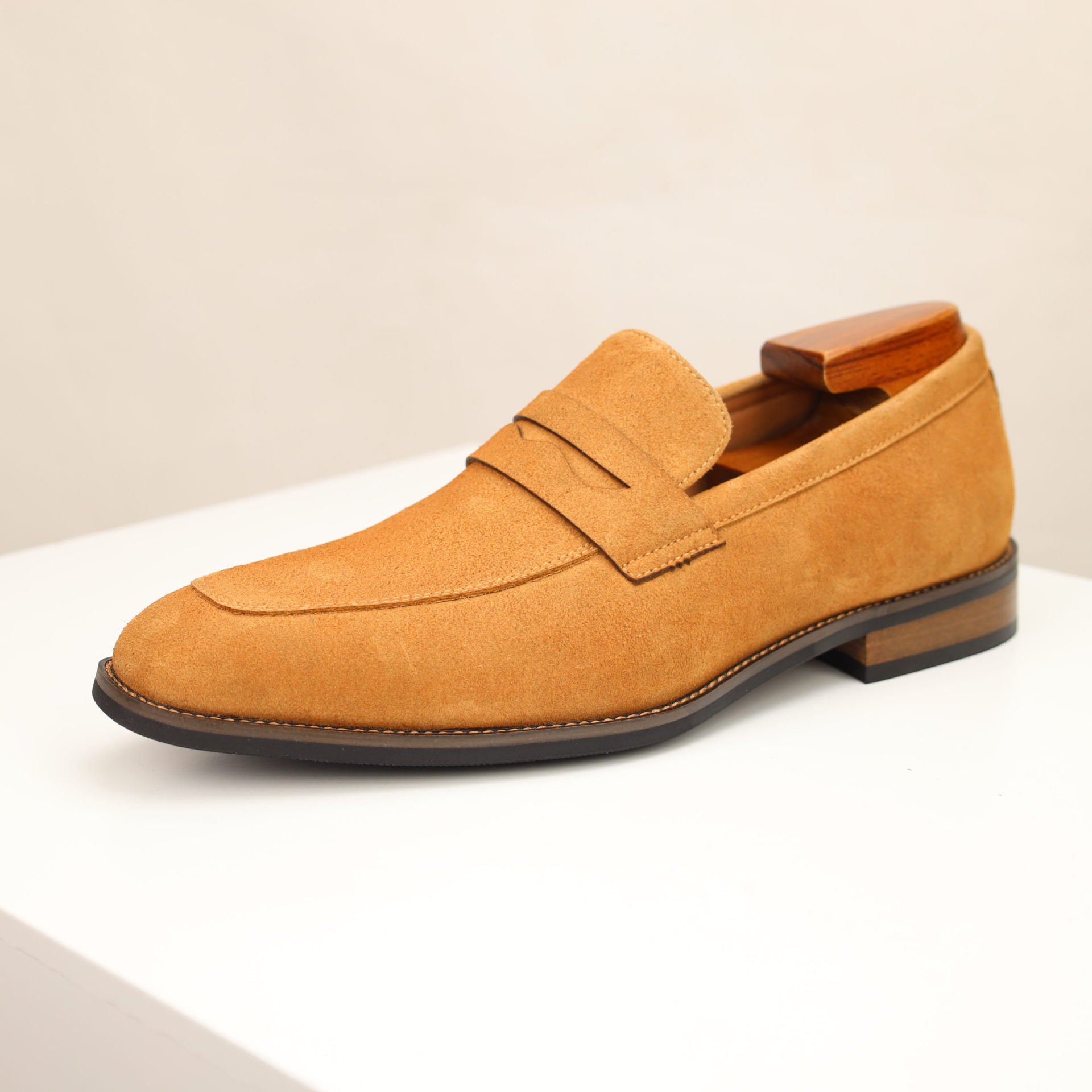 : Mocassin Homme Nubuck - Souplesse et Style Quotidien dans Marron de Marche Lino