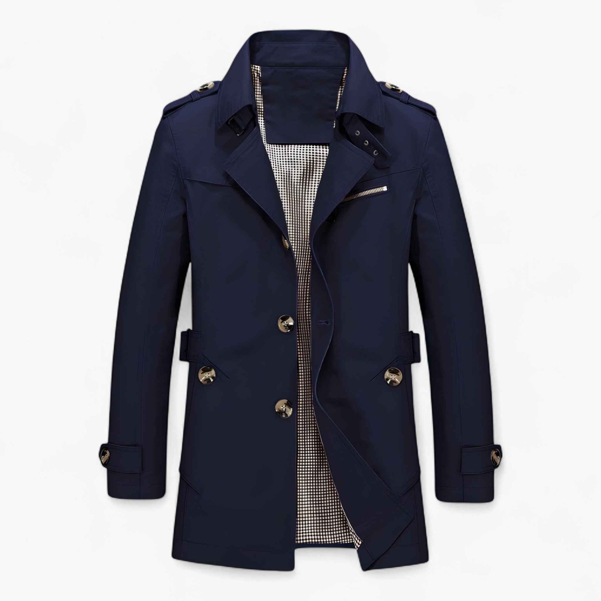 Manteau Homme Élégant en Coton et Cuir, Chaud, Plusieurs Couleurs et Tailles
