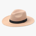 Chapeau Fedora Homme en Laine Gris Foncé Élégant - Classique et Polyvalent