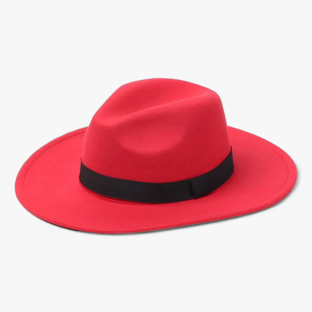 Chapeau Fedora Homme en Laine Gris Foncé Élégant - Classique et Polyvalent