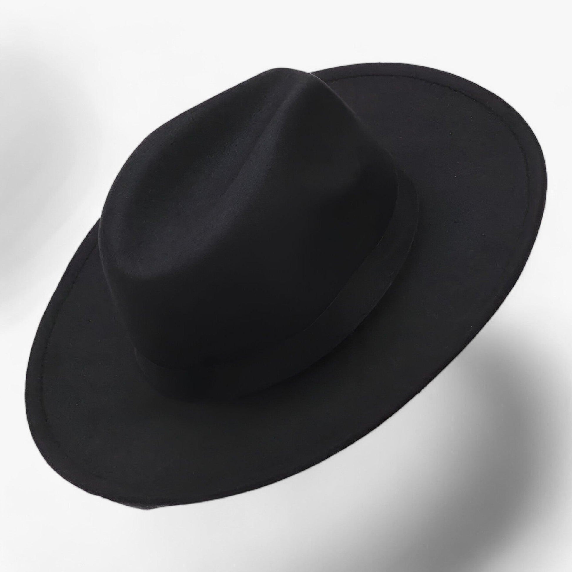 Chapeau Fedora Homme en Laine Gris Foncé Élégant - Classique et Polyvalent