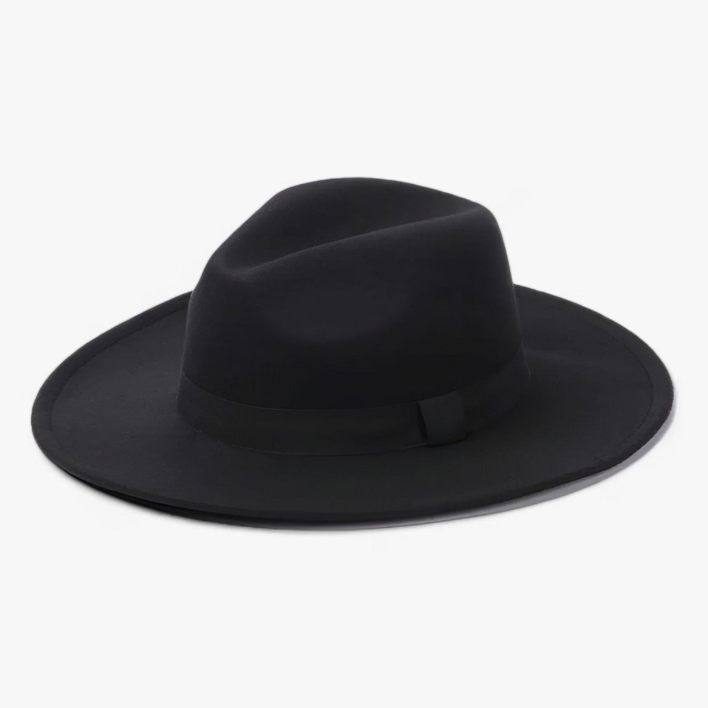 Chapeau Fedora Homme en Laine Gris Foncé Élégant - Classique et Polyvalent
