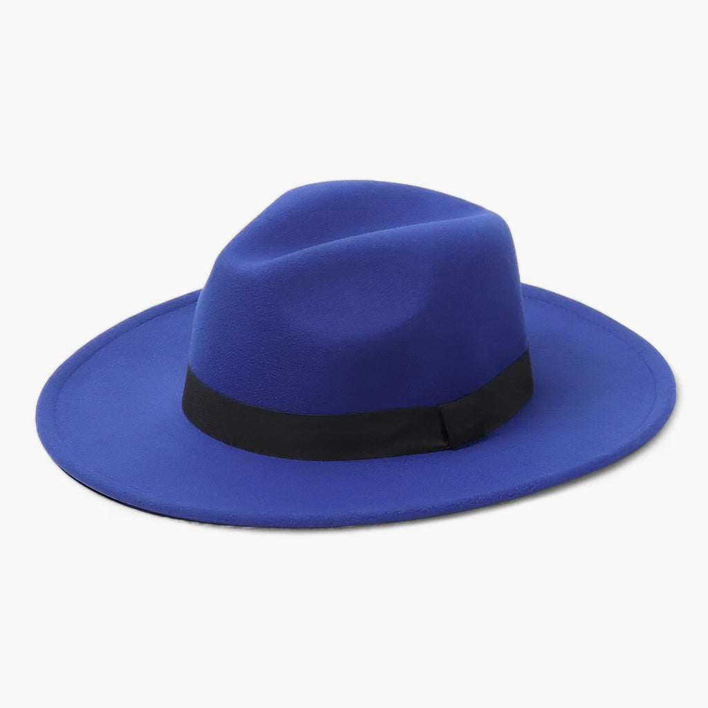 Chapeau Fedora Homme en Laine Gris Foncé Élégant - Classique et Polyvalent