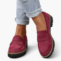 Mocassins Tykkede Femme en Cuir Noir – Confortables et Élégants