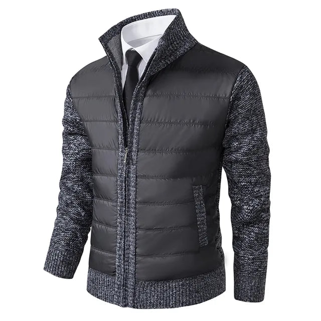 Cardigans pour femmes : Cardigan Élégant et Polyvalent Femme Coupe Slim dans Gris foncé de Marche Lino