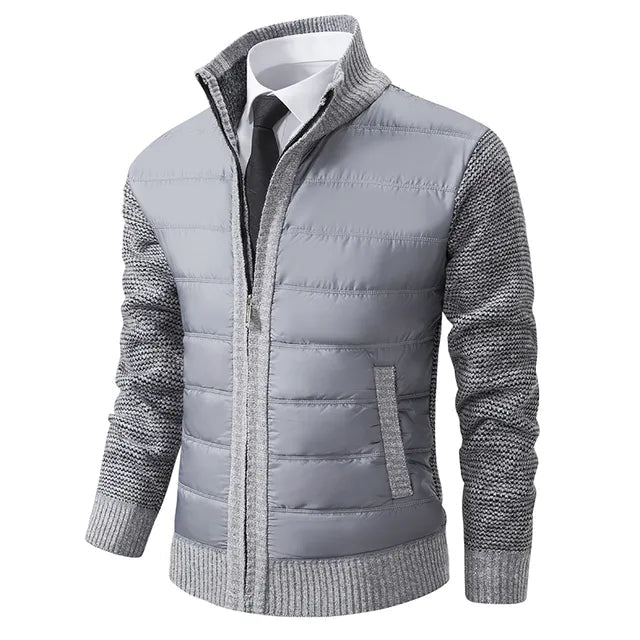 Cardigans pour femmes : Cardigan Élégant et Polyvalent Femme Coupe Slim dans Gris clair de Marche Lino
