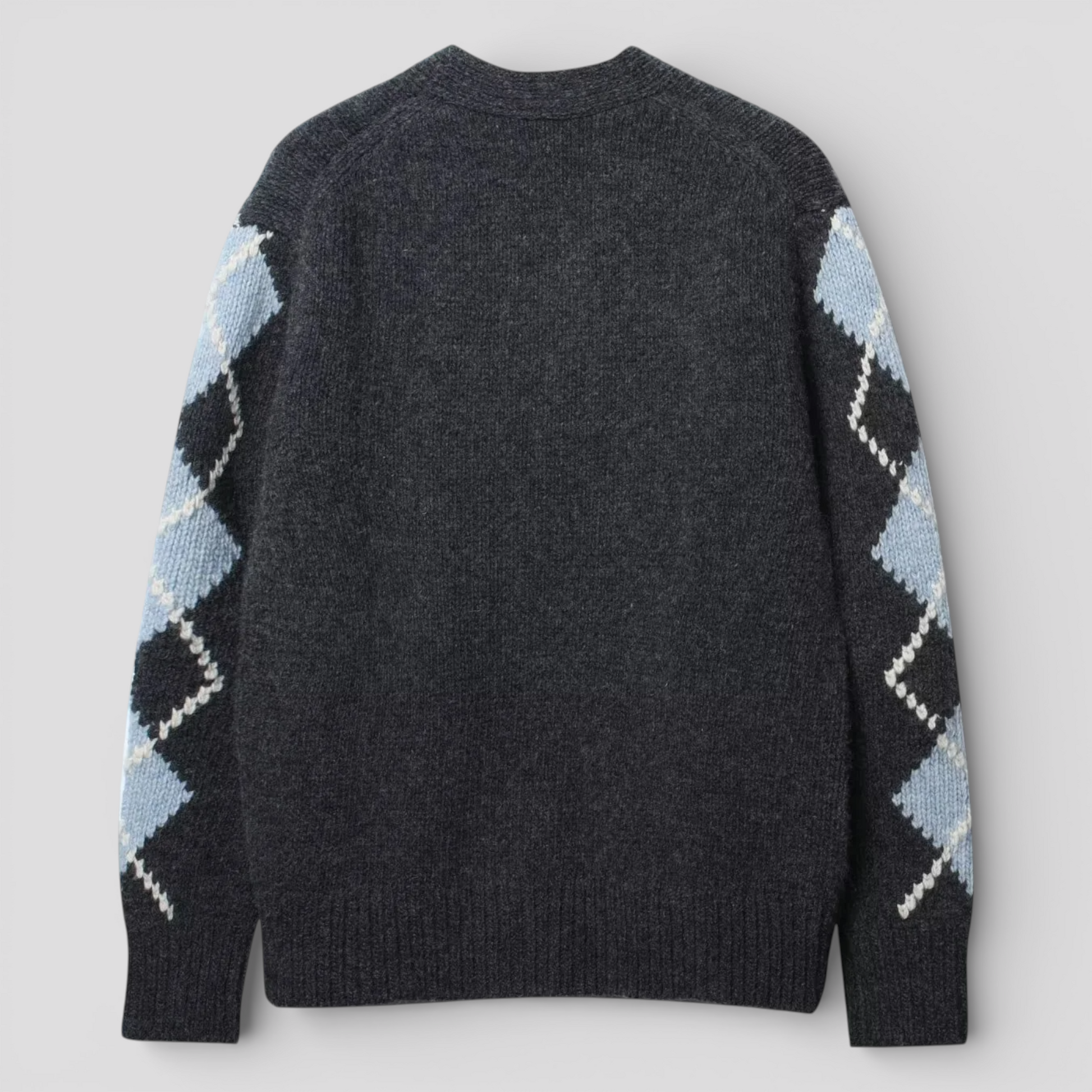 Cardigan Femme Ample Col en V Hivernal Acrylique