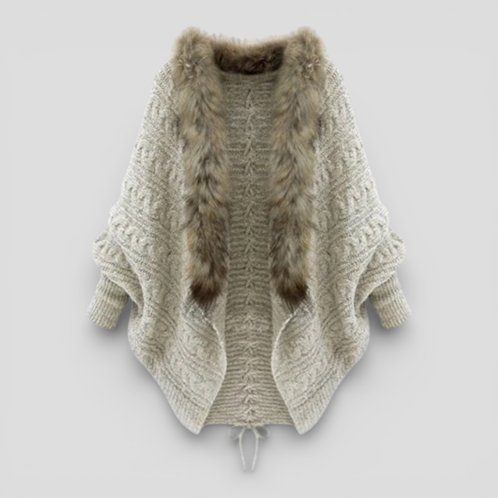 Cardigan Femme à Col Long