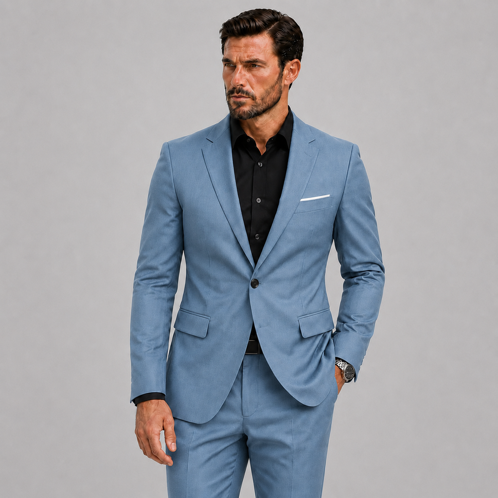 Heren Slim-Fit Kostuum voor Bruiloften en Formele Gelegenheden