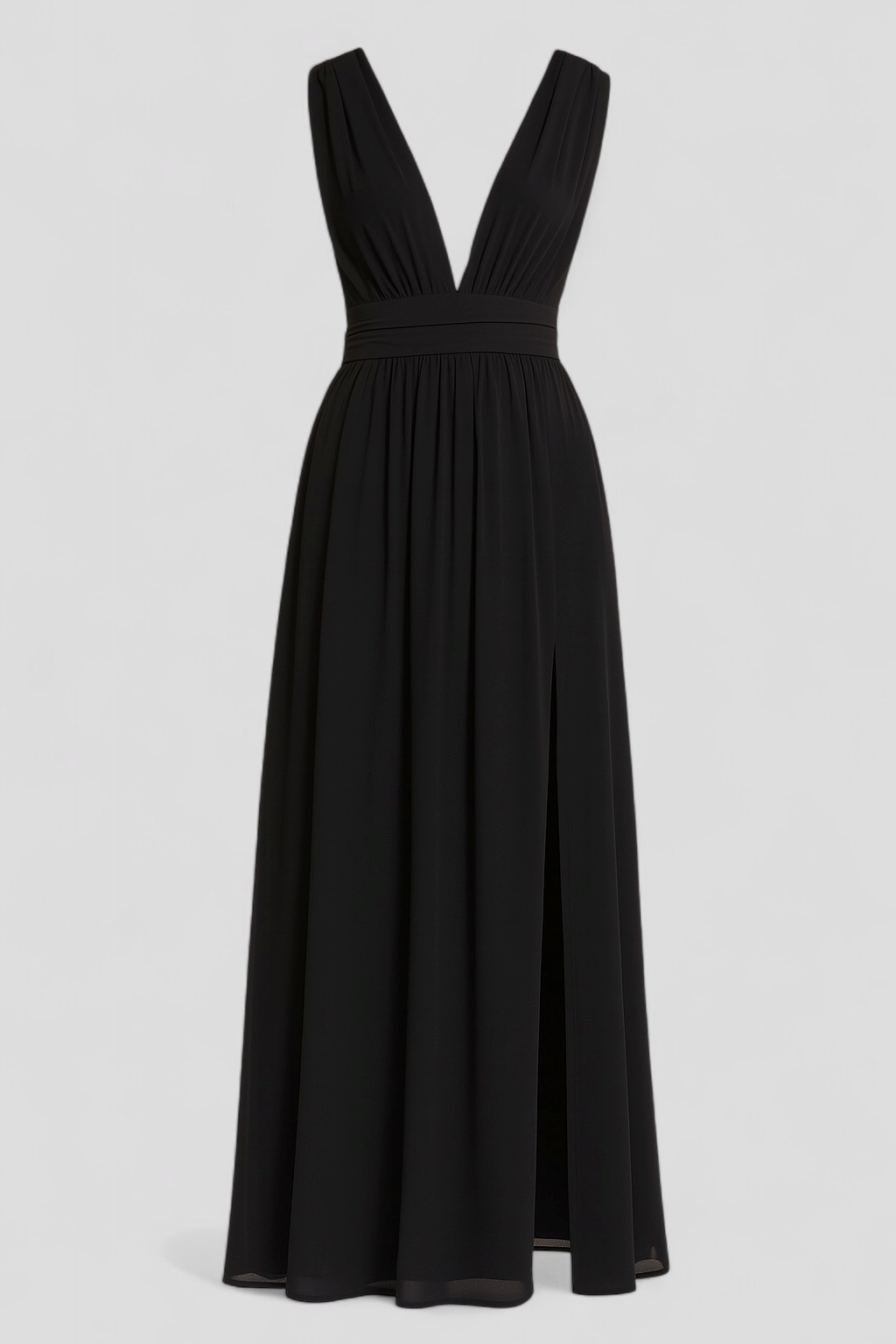 Robe Élégante pour Femme en Soie Noire, Taglia M - Parfait pour les Cérémonies et les Fêtes