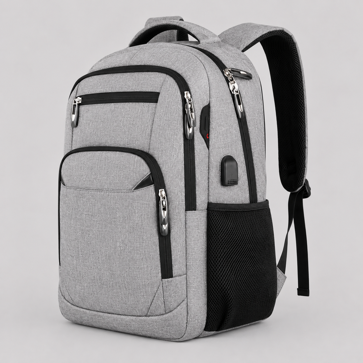Sac à dos pour l'école - Modèle résistant à l'eau avec compartiment pour ordinateur portable et port USB