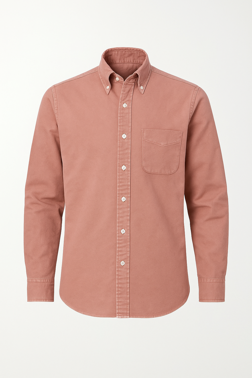 Chemise classique en coton à manches longues - Style intemporel en plusieurs couleurs