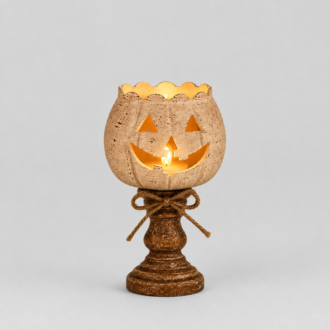 Gifts – Seasonal – Halloween : Décoration LED Citrouille Halloween avec Bougie Électronique - 12/15/18 cm dans Petit 12cm de Pantinoshop