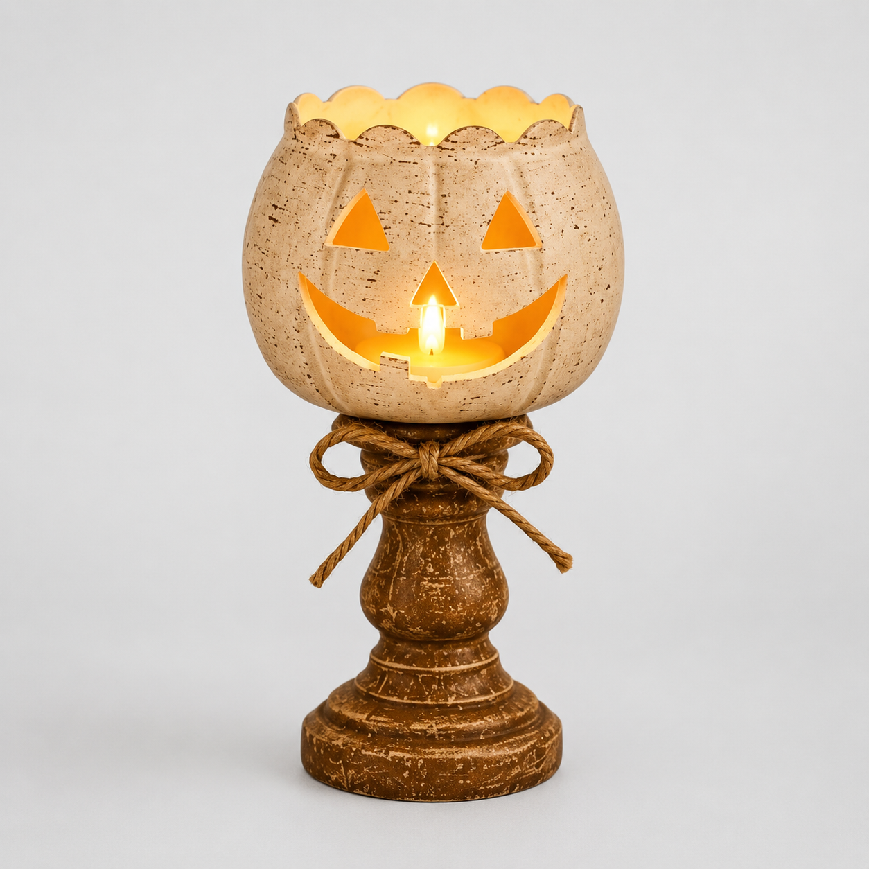 Gifts – Seasonal – Halloween : Décoration LED Citrouille Halloween avec Bougie Électronique - 12/15/18 cm dans Moyen 15cm de Pantinoshop