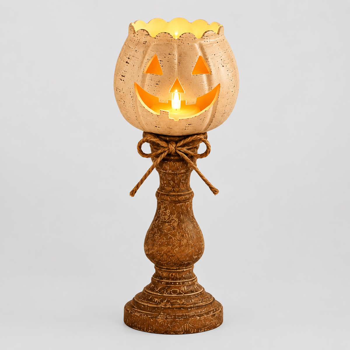 Gifts – Seasonal – Halloween : Décoration LED Citrouille Halloween avec Bougie Électronique - 12/15/18 cm dans Grand 18cm de Pantinoshop