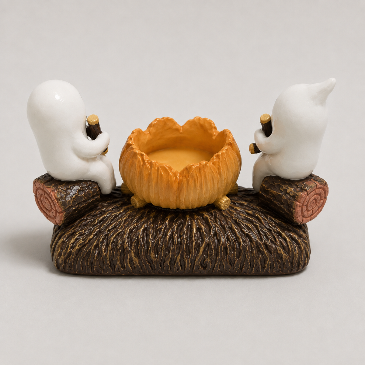 Gifts – Seasonal – Halloween : Porte-bougie Halloween Fantômes ludiques, résine, décor automnal dans de Pantinoshop