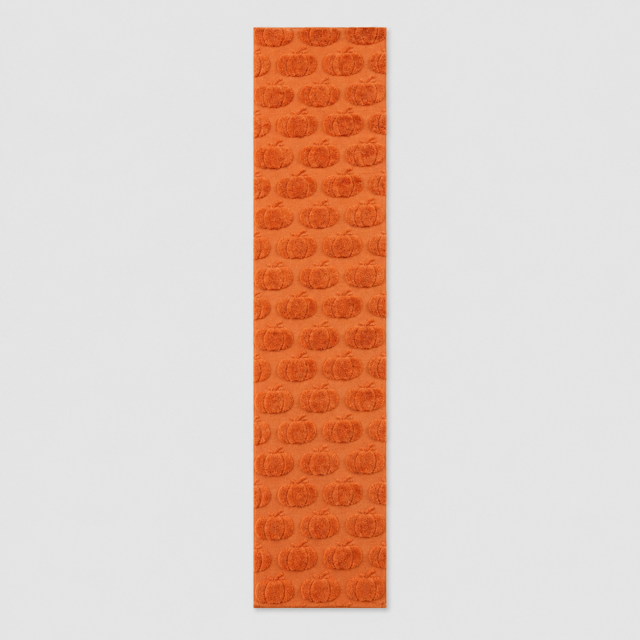 Gifts – Seasonal – Halloween : Chemin de table Halloween avec motif fantôme ou citrouille 3D - 33 × 233/275 cm dans Orange de Pantinoshop