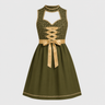 Gifts – Seasonal – Oktoberfest : Dirndl femme vert, tablier, laçage, style bavarois dans Titre Standard de Steiner-boutique