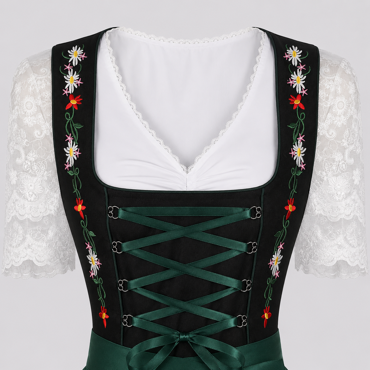 Gifts – Seasonal – Oktoberfest : Dirndl Vert pour Femme, Tenue Festive Bavaroise dans de Steiner-boutique