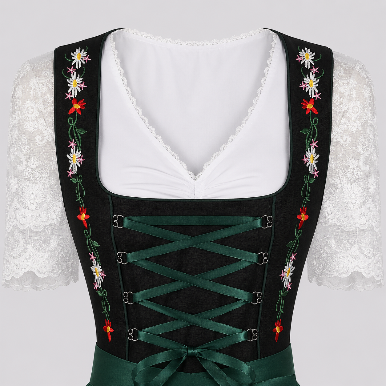 Gifts – Seasonal – Oktoberfest : Dirndl Vert pour Femme, Tenue Festive Bavaroise dans de Steiner-boutique