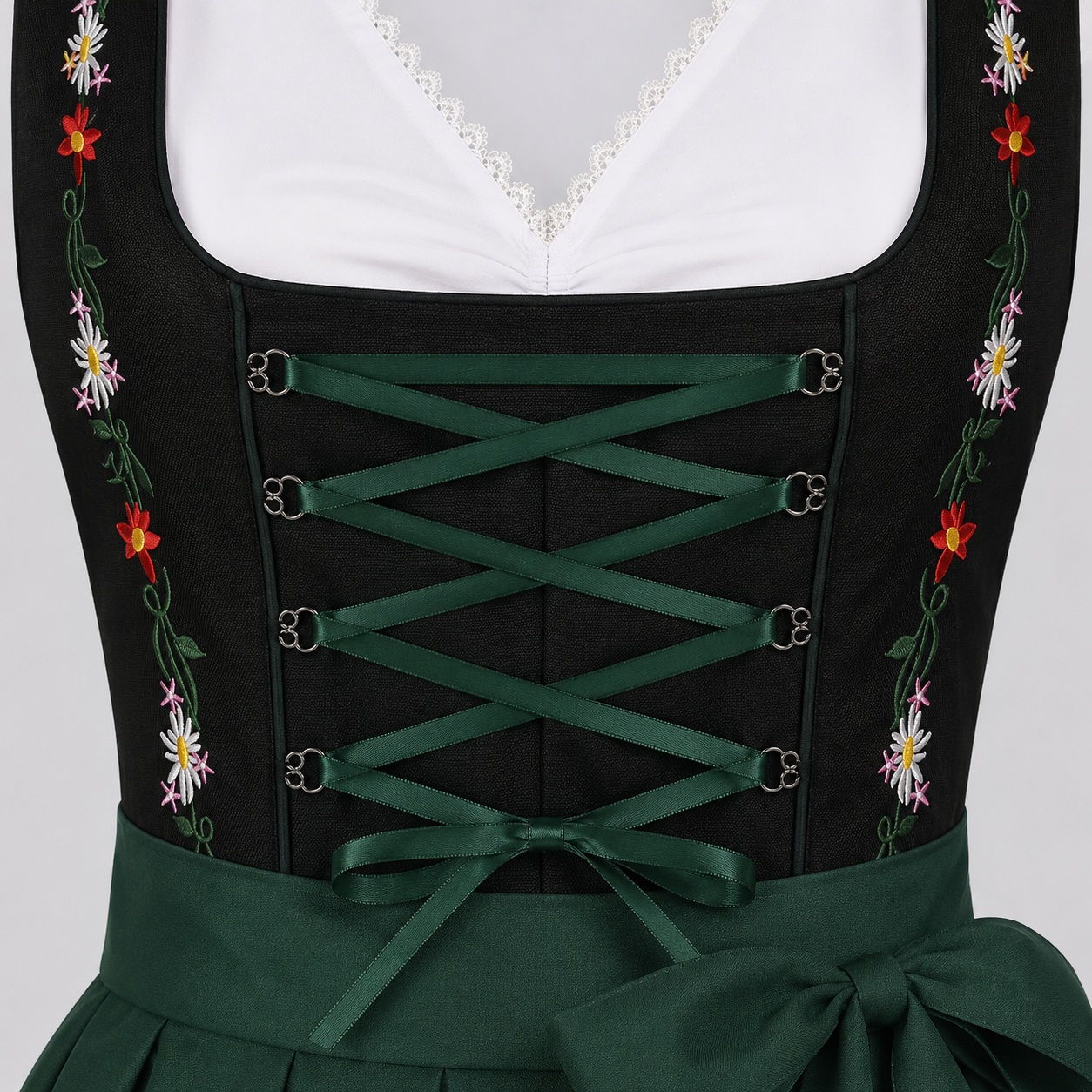 Gifts – Seasonal – Oktoberfest : Dirndl Vert pour Femme, Tenue Festive Bavaroise dans de Steiner-boutique